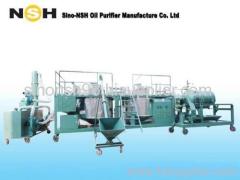 Used Engine Oil Regeneration system