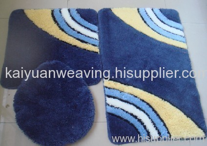 3 pcs bath mat set