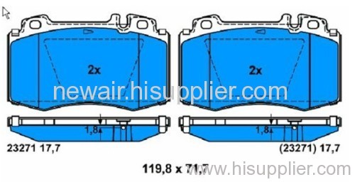 Benz W220 Brake pads