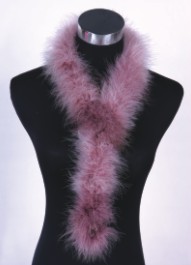 ostrich feathers hair scarf