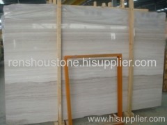 White wooden marble