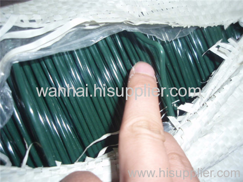 dark green pvc coated binding wire