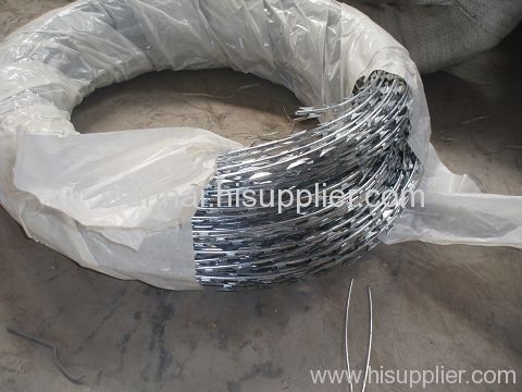 Straight Line Razor Wire Fence