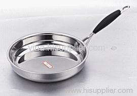 Three high-tech composite steel-free oil smokeless cookware