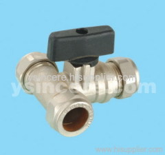 brass compression angle valve