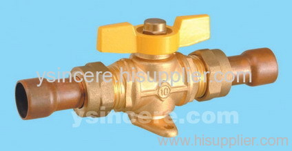 brass gas valve