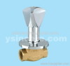 brass stop valve forged body zinc alloy handle