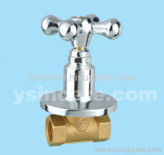 brass stop valve forged body zinc alloy handle