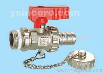 ball valve with plastic handle