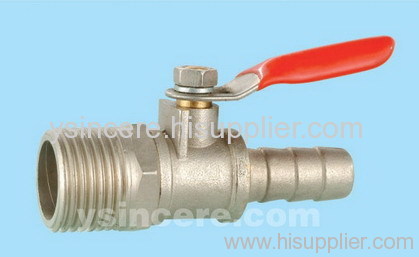 brass gas valve casting body steel handle