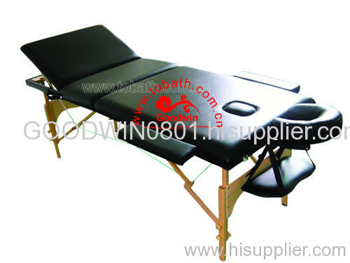wooden massage table