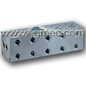 Aluminum Cetop3 Side Ported Rexroth Bar Manifold