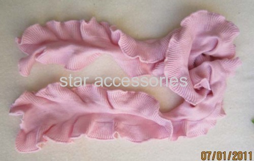 acrylic plain color elastic scarf