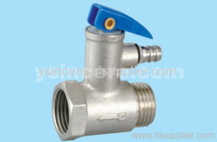 nickle-plated safe valve