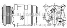 Auto a/c compressor