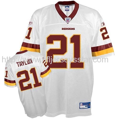 Washington Redskins Sean Taylor 21 White NFL Jerseys