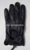 leather bow gloves