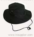Black boonie hat