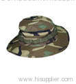 green camouflage boonie hat