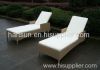outdoor rattan lounge chair