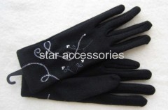 wool gloves with rulex embroideries