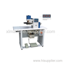 folding machine with hot-celment