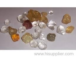 Gold, Diamonds, Gemstone, Rough Uncut Diamonds