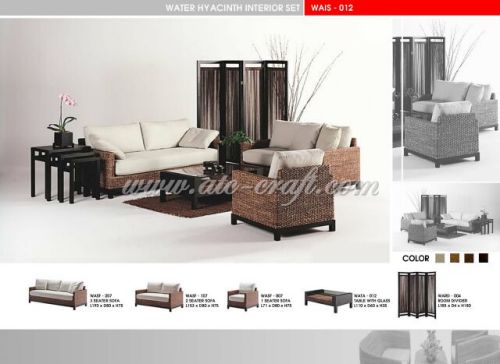 Water hyacinth sofa set