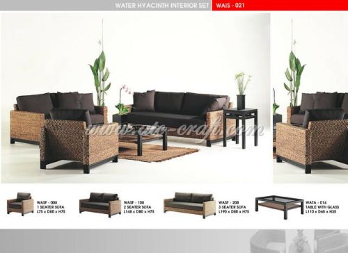 Water hyacinth sofa set