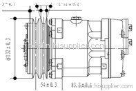 Auto a/c compressor