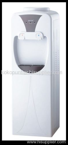 vertical water dispenser with storage