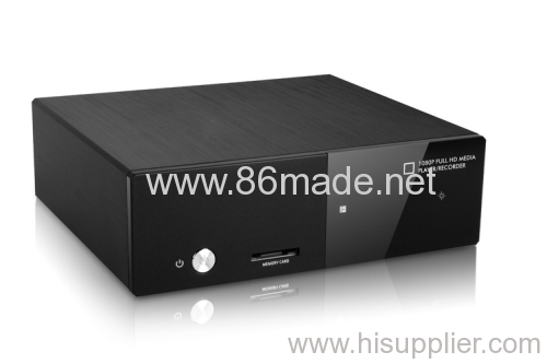 3.5inch Sata Full HD 1080P HDMI hdd media player with DVR/wifi/BT