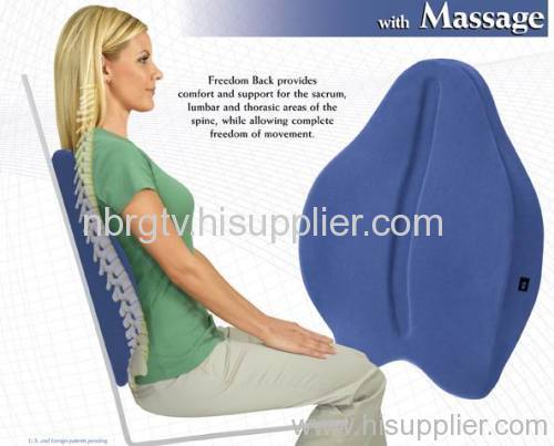 Freedom Back Lumbar Support Pad with Massage as seen on tv