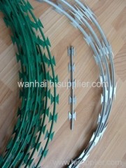 pvc coated razor wire mesh