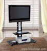 Black Tempered Glass and Home LCD TV Stands