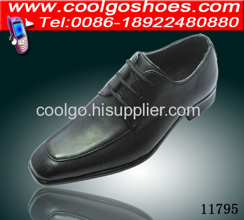 PU upper children dress shoes