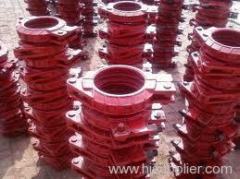 concrete pump coupling clamp