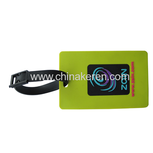 soft PVC 2D 3D Luggage Tag