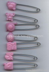 baby diaper pin in animal shapes