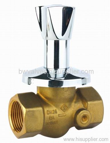 Female brass stop valve