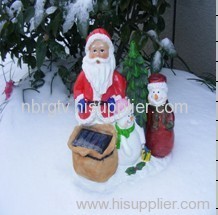 solar santa lights