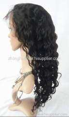 human hair lace wigs deep wave style