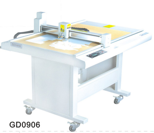 GD0906 paper box die cut plotter sample flat bed cutting machine