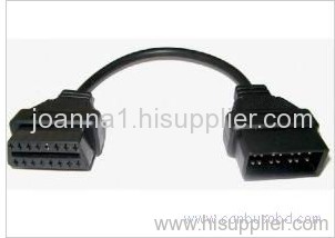 Nissan 14 pin Male to obd2 female cable