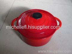 cast iron enamel pot