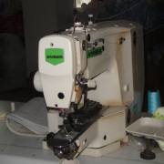 stitching plastic button machine