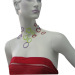 fashione hot sale rubber necklace