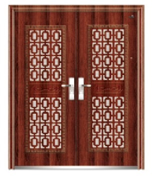 wood security door