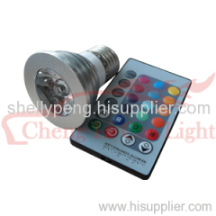 Multicolor Led Bulb-E27-1*3W-RGB