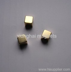 Strong Gold plating NdFeB magnets